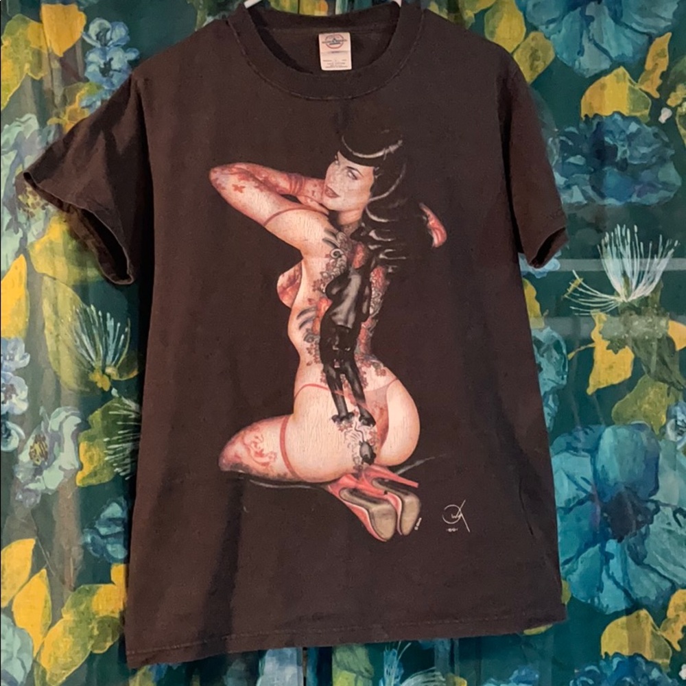 Vintage Bettie Page tee